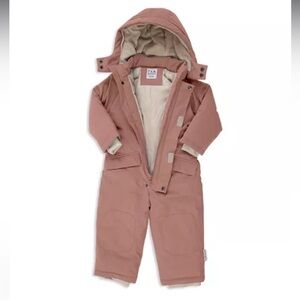 7AM Enfant Toddler Snowsuit Grand in Rose Dawn